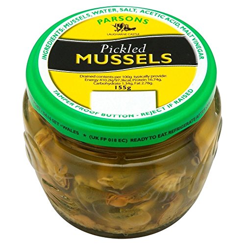 Algopix Similar Product 10 - Parsons Welsh Pickled Mussels 155g 