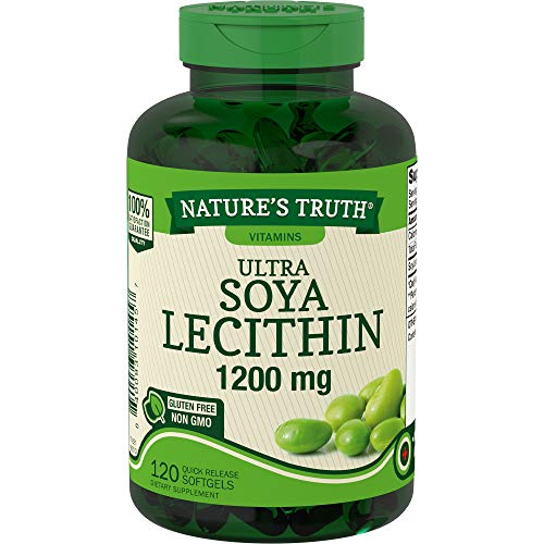 Algopix Similar Product 1 - Natures Truth Ultra Soya Lecithin 1200
