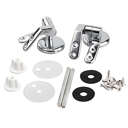 Algopix Similar Product 6 - TRIXES Pair of Chrome Finished Toilet