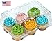 Algopix Similar Product 19 - Decony Cupcake Boxes 6 Count  MADE IN