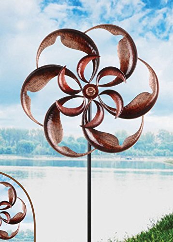 Algopix Similar Product 18 - Metal Wind Garden Art Flower Design 84