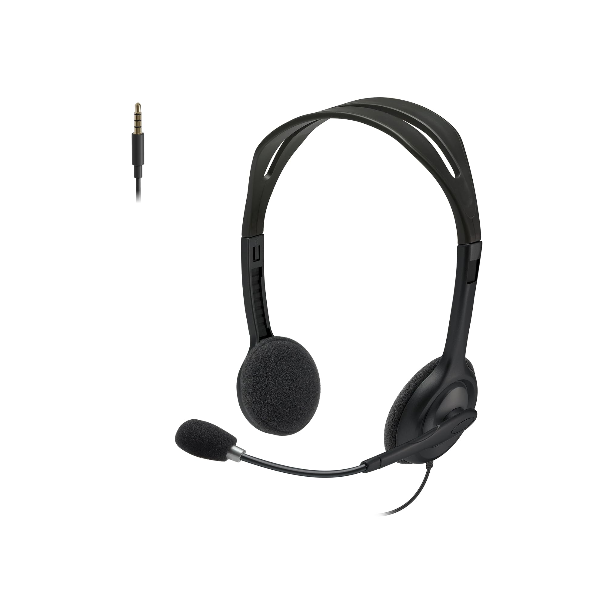 Algopix Similar Product 18 - Logitech H111 Wired Headset Stereo