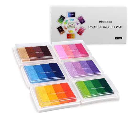 Algopix Similar Product 2 - Miraclekoo Craft Ink Pads for Kids
