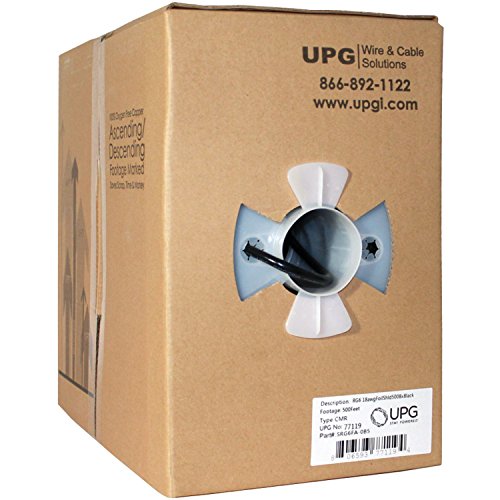 Algopix Similar Product 20 - UPG 77119 RG6 CCS DualShield Cable