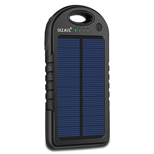 Algopix Similar Product 14 - Dizaul Solar Charger 5000mAh Portable