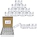 Algopix Similar Product 11 - 50 New Empty 5 Grams Acrylic Clear