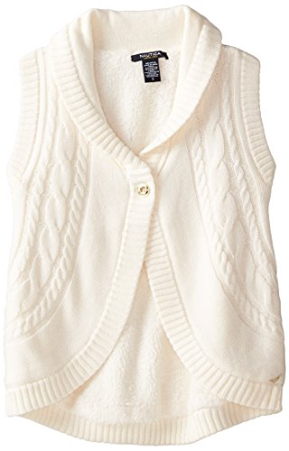 Algopix Similar Product 8 - Nautica Girls Cable Sweater Vest Lined