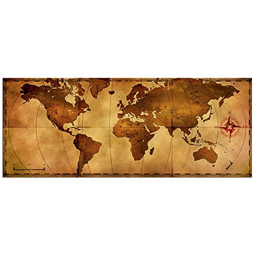 Algopix Similar Product 16 - Metal Art Studio Old World Map Wall Art
