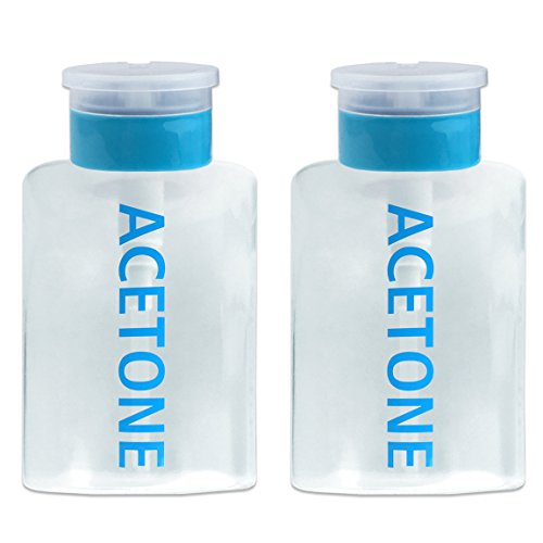 Algopix Similar Product 1 - Beauticom 9 Oz Blue Push Down Acetone