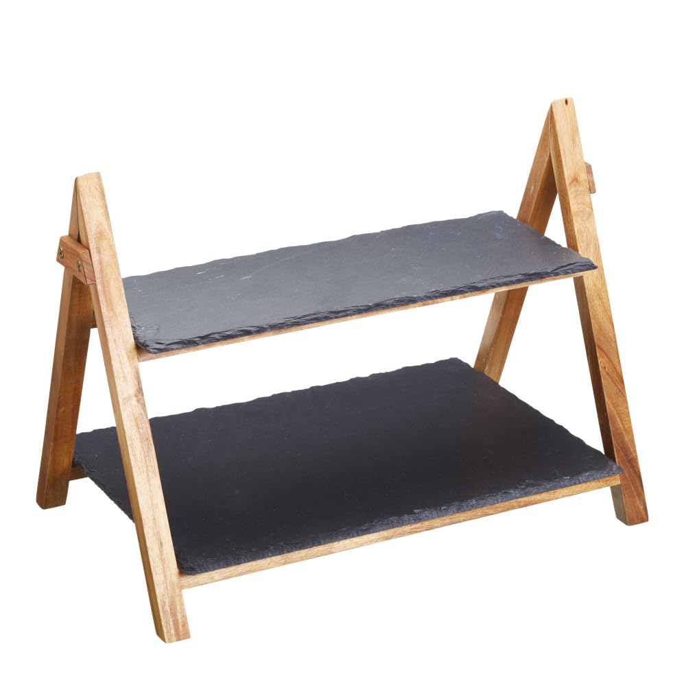 Algopix Similar Product 2 - Artesa Tableware Tiered Slate Serving