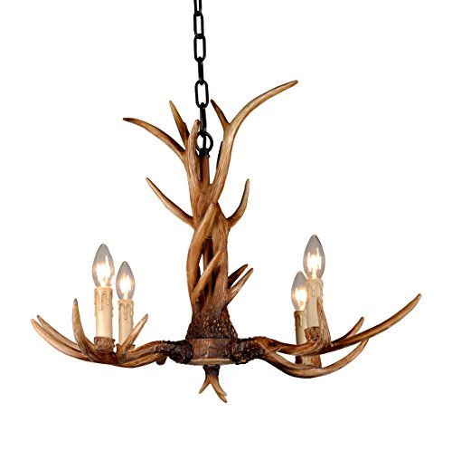 Algopix Similar Product 15 - EFFORTINC Vintage Style Resin Antler