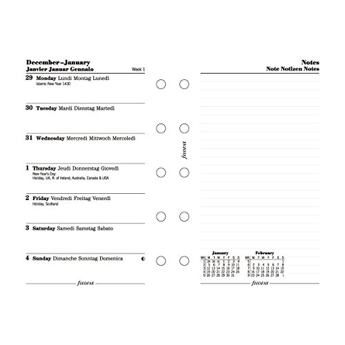 Algopix Similar Product 9 - Filofax Week on a Page with Notes