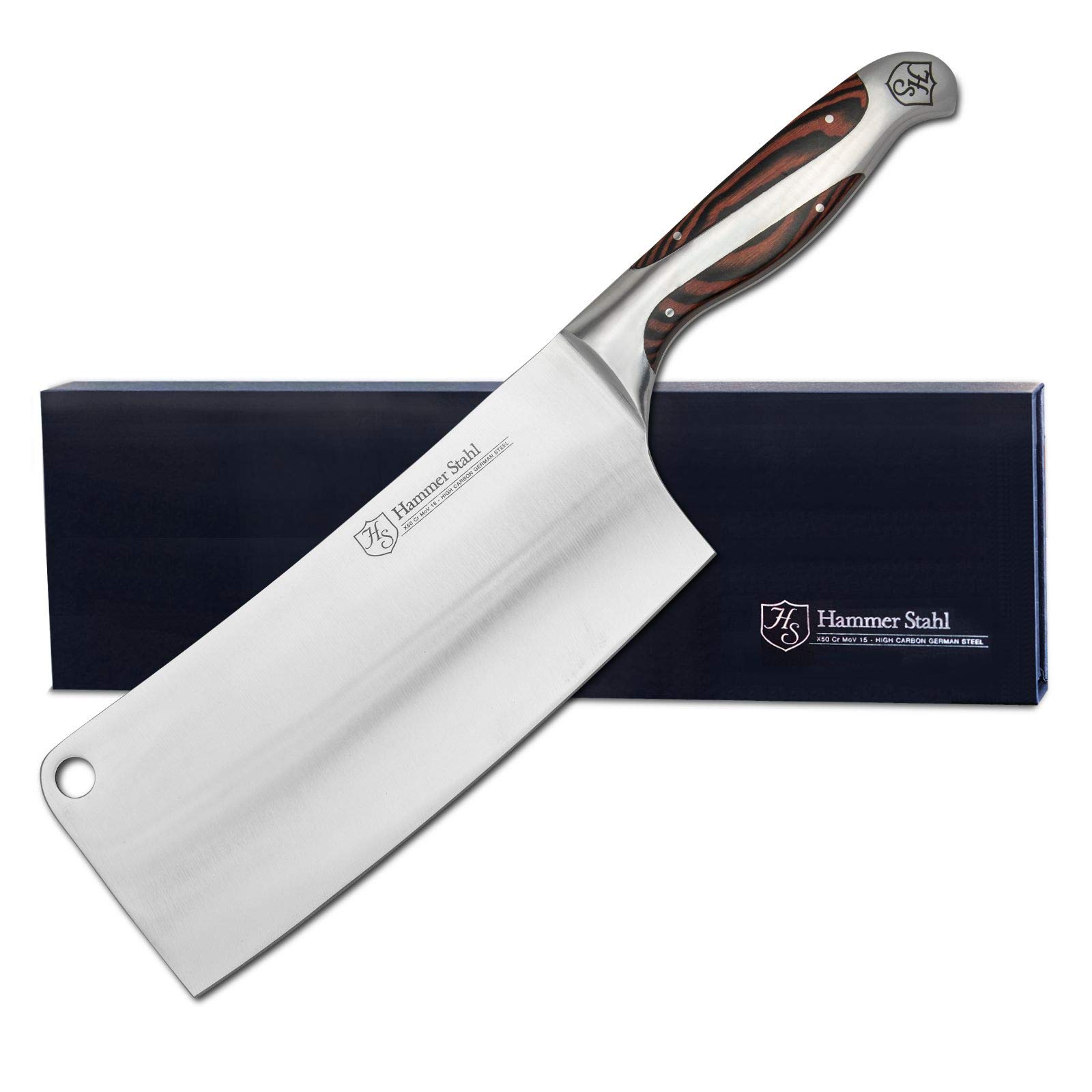 Algopix Similar Product 19 - Hammer Stahl 8Inch Meat Cleaver 