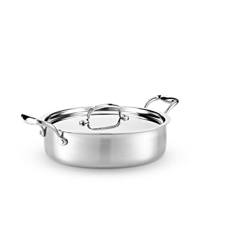 Algopix Similar Product 10 - Heritage Steel 4 Quart Sauteuse Pan