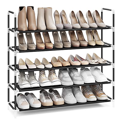 Algopix Similar Product 16 - SONGMICS 5Tier Shoe Rack Shoe Storage
