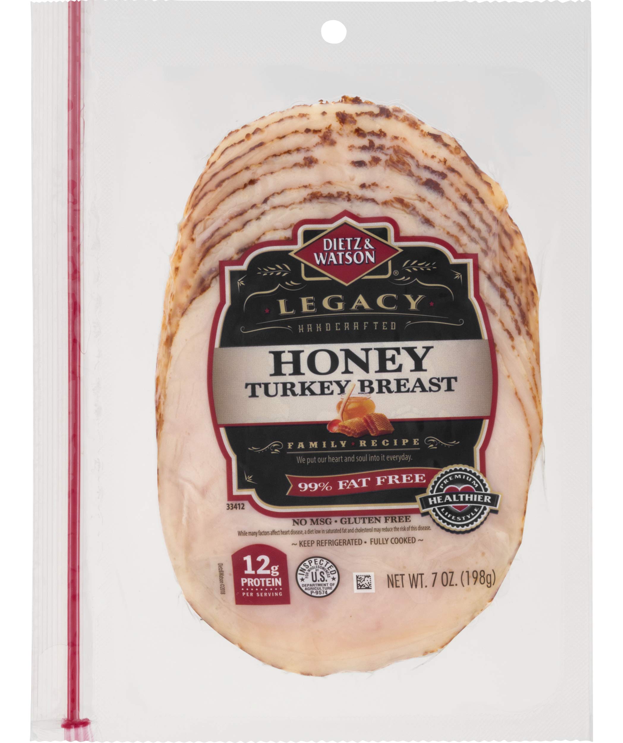 Algopix Similar Product 11 - Dietz Watson PreSliced Honey Turkey
