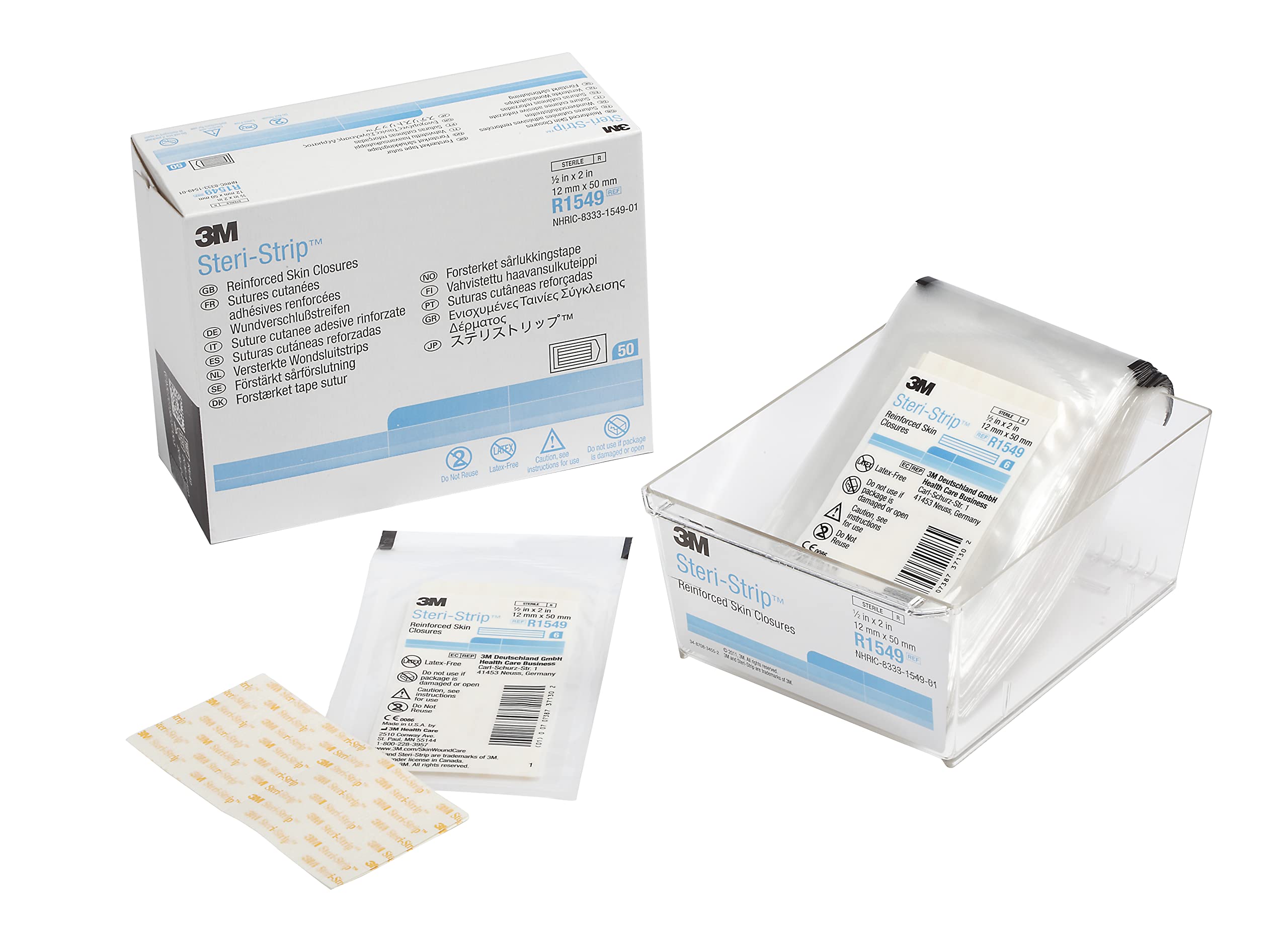 Algopix Similar Product 6 - 3M Skin Closure Strip SteriStrip 12 X