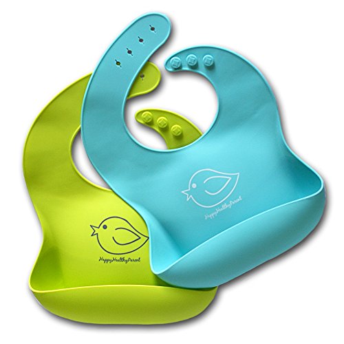 Algopix Similar Product 14 - Happy Healthy Parent Silicone Baby Bibs