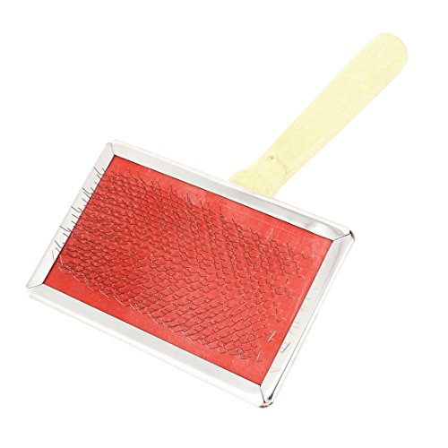 Algopix Similar Product 7 - uxcell Wooden Grip Metal Pin Grooming