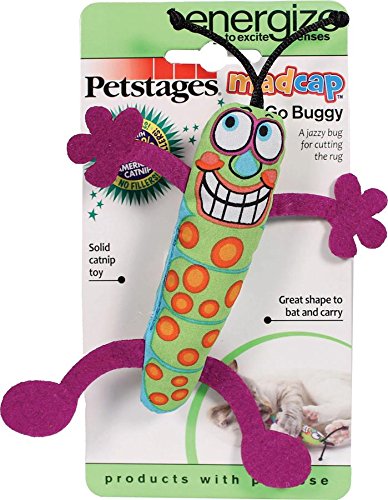Algopix Similar Product 15 - Petstages 734 Madcap Go Buggy Cat
