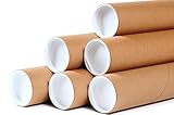 Algopix Similar Product 17 - Premium Kraft Cardboard Mailing Tubes