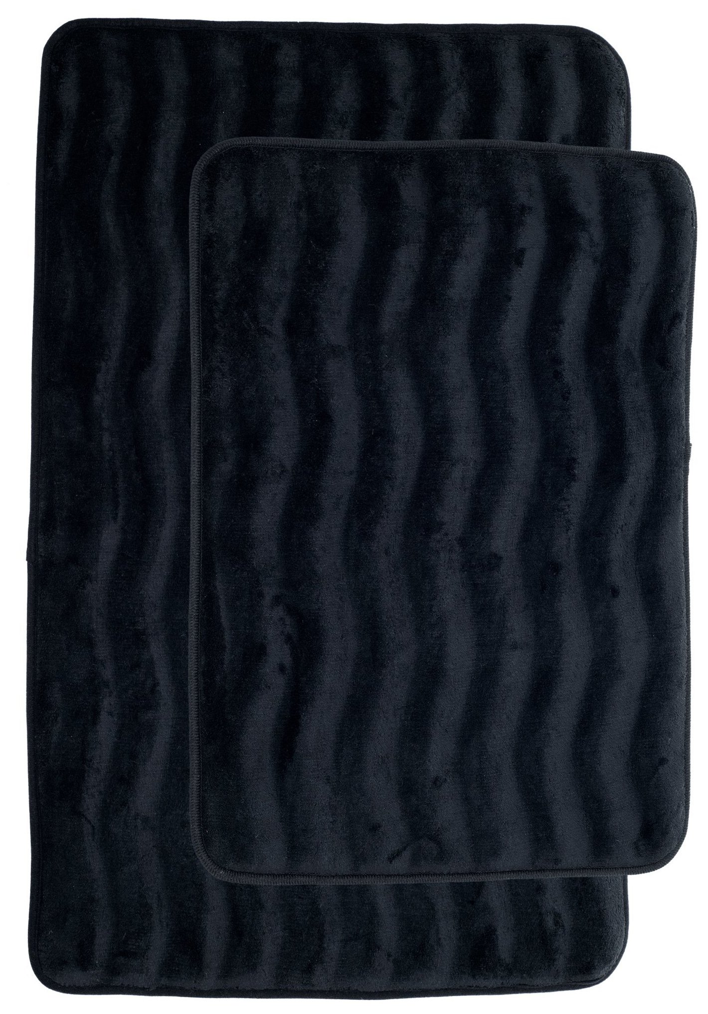 Algopix Similar Product 9 - Lavish Home Set of 2 Bath Rugs 