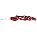 Algopix Similar Product 4 - Aspen Pet Paracord Leash, Red, 3/4" x 5"