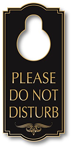 Algopix Similar Product 19 - Do Not Disturb Door Hanger Sign