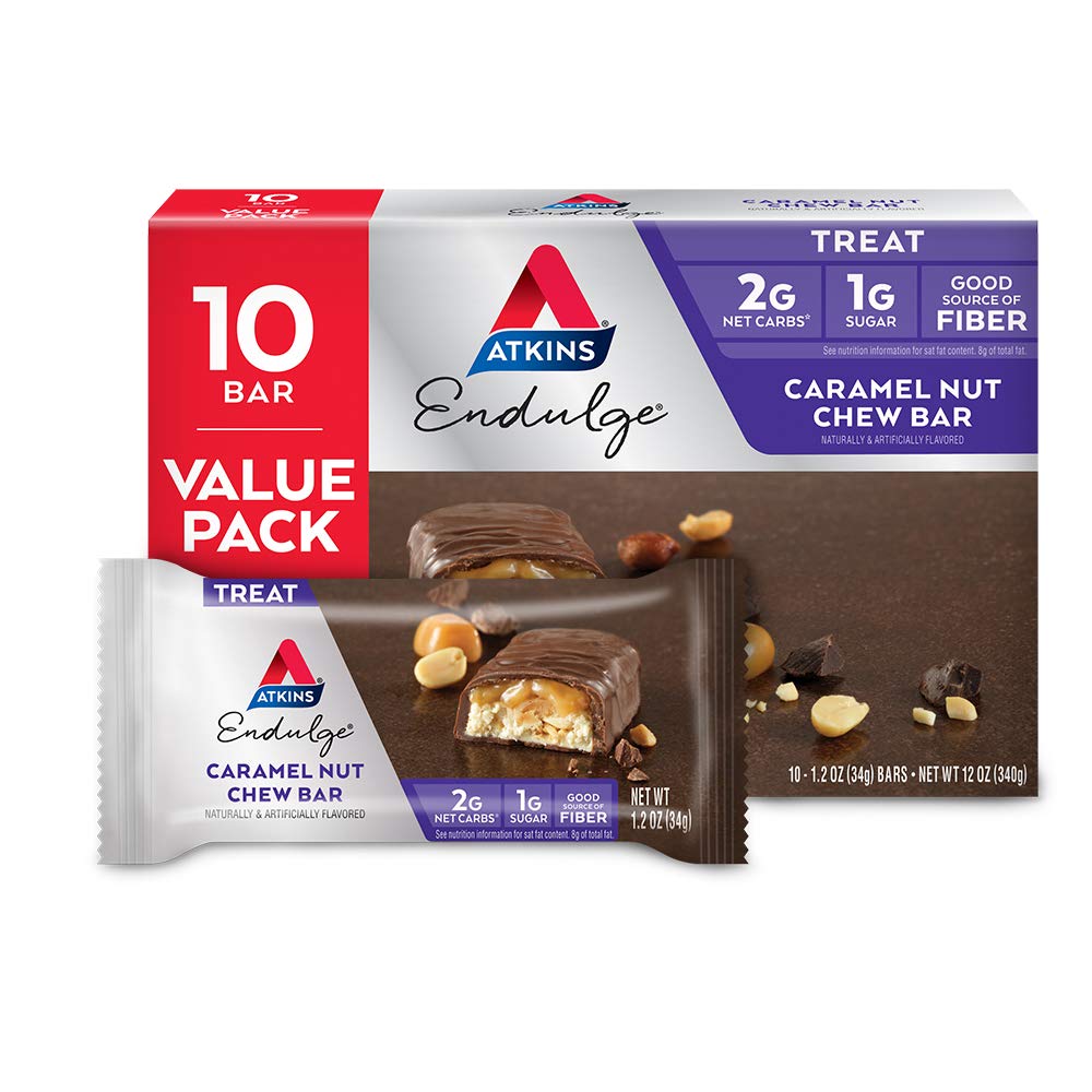 Algopix Similar Product 4 - Atkins Endulge Caramel Nut Chew Bar