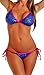 Algopix Similar Product 1 - Daisy Beachwear Womens Blue Sequin