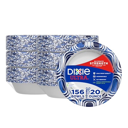 Algopix Similar Product 1 - Dixie Ultra Large Paper Bowls 20 Oz