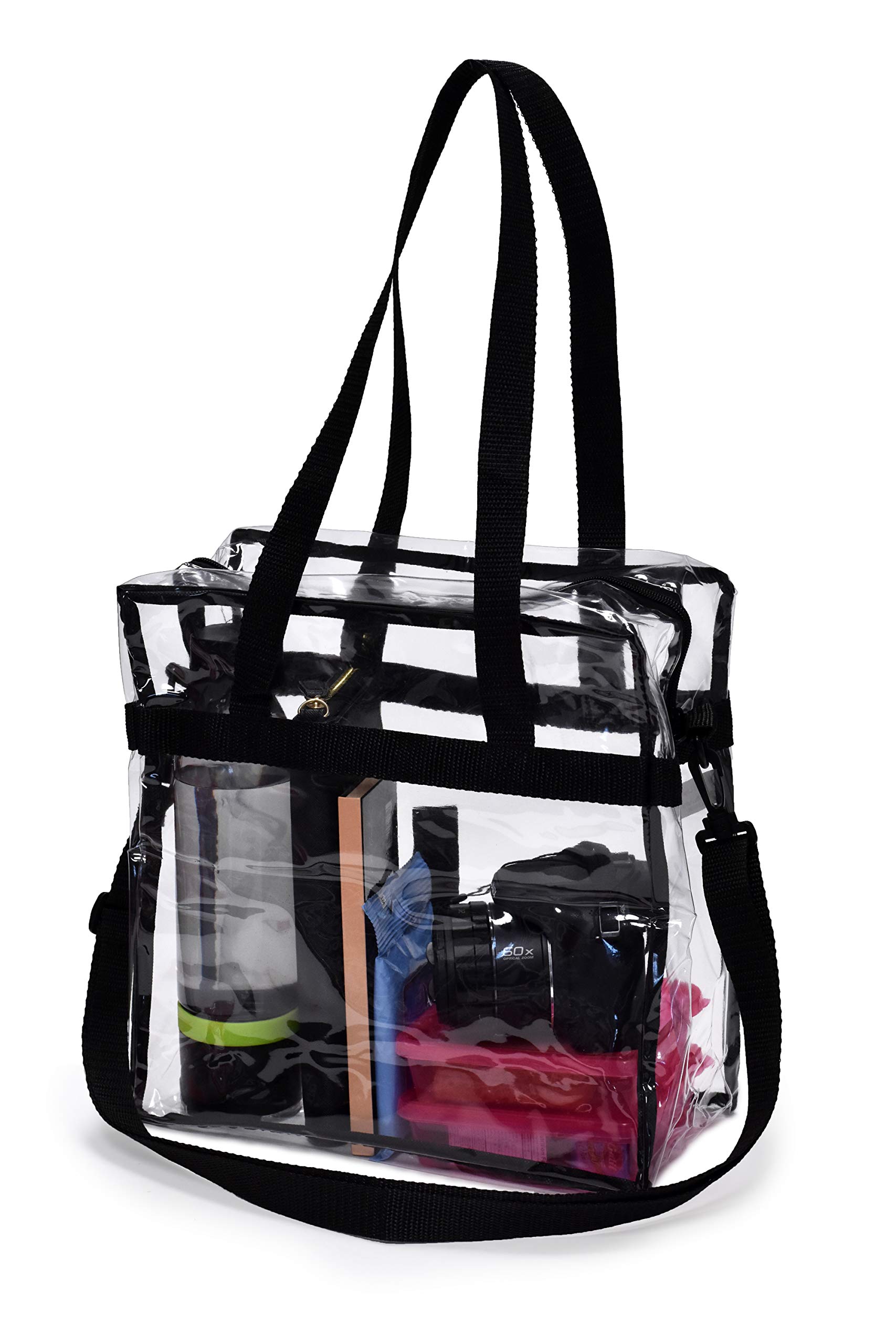 Algopix Similar Product 10 - Handy Laundry Clear Tote Bag Stadium