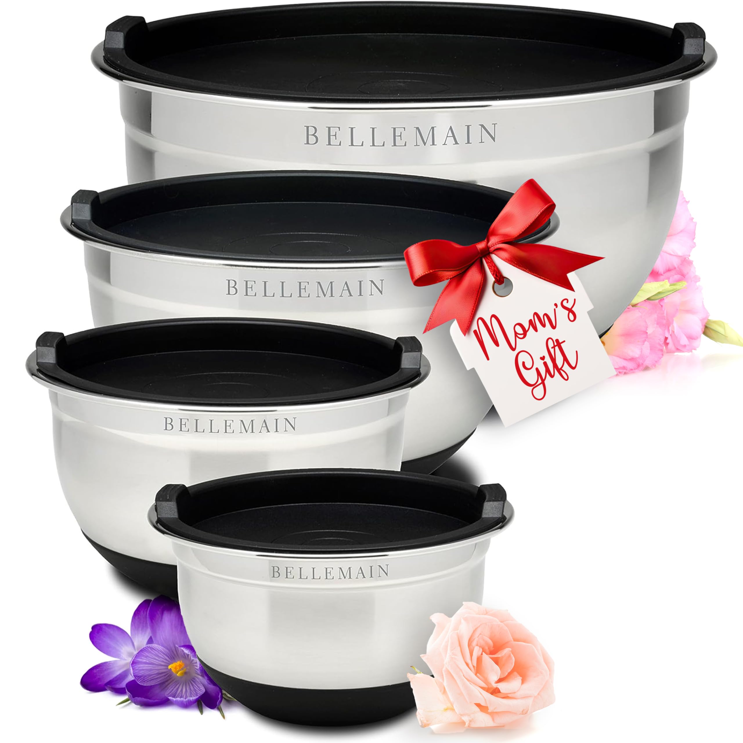 Algopix Similar Product 20 - Stainless Steel Mixing Bowls with Lids