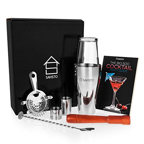 Algopix Similar Product 11 - Savisto Premium 8 Piece Cocktail Set