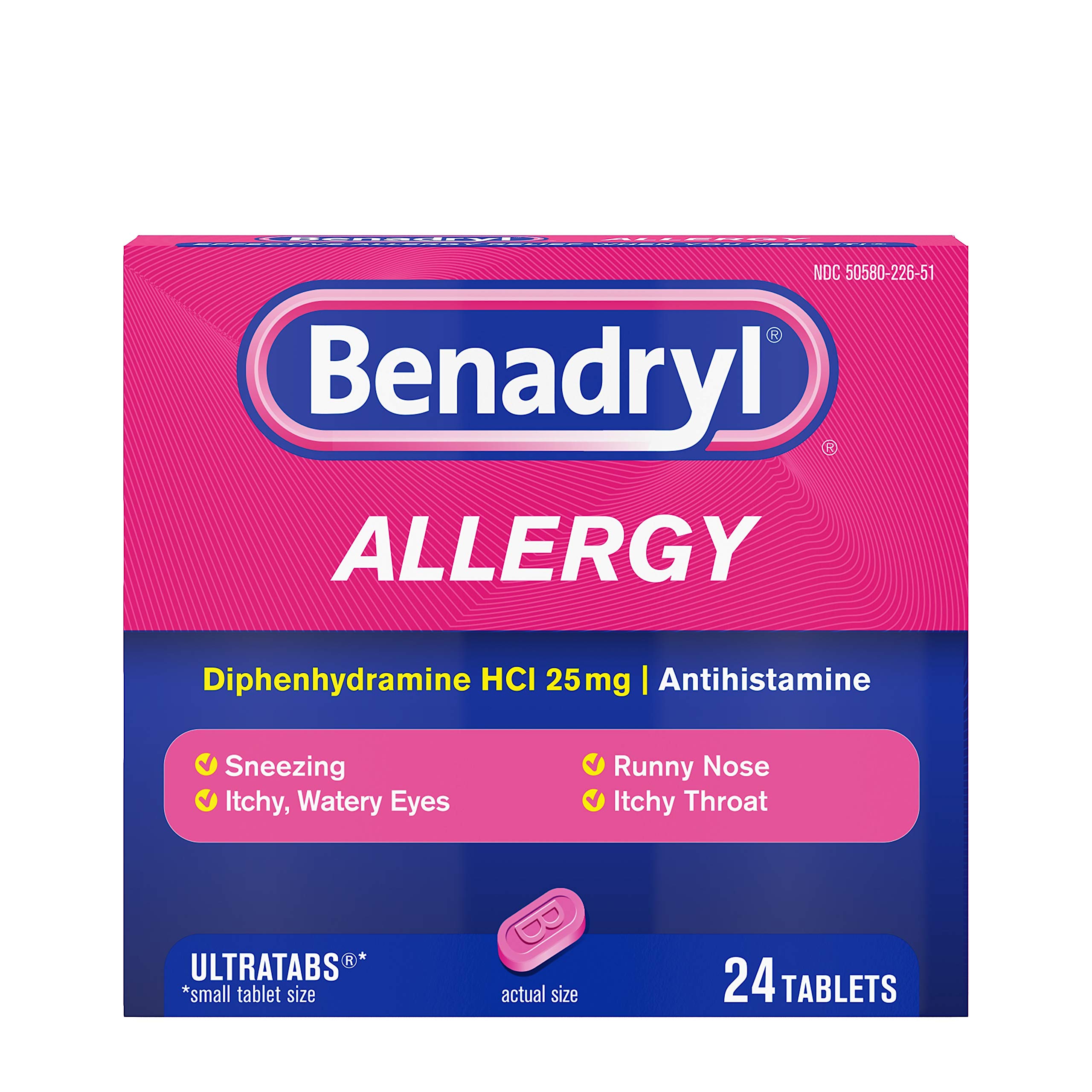 Algopix Similar Product 5 - Benadryl Ultratabs Antihistamine