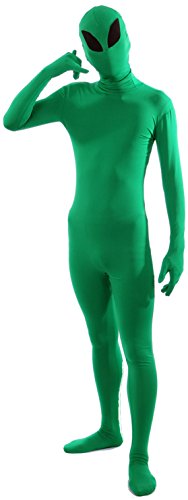 Algopix Similar Product 15 - VSVO Full Body Greenman Suit  Lime