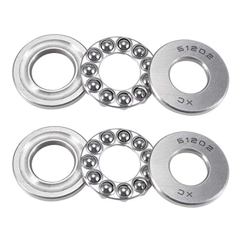 Algopix Similar Product 17 - uxcell 51202 Thrust Ball Bearings 15mm