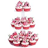 Algopix Similar Product 4 - YestBuy 3 Tier Round Cupcake Stand