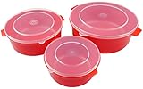 Algopix Similar Product 4 - Good2heat Microwave 3 Piece Round Dish