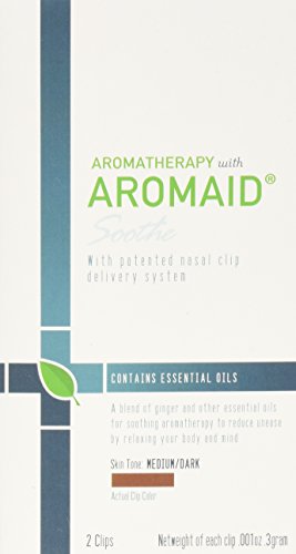 Algopix Similar Product 7 - Aromaid Soothe Nasal Clip, Medium, Dark