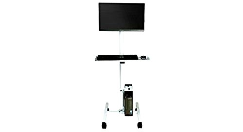 Algopix Similar Product 2 - Computer Cart - White