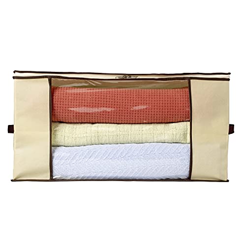 Algopix Similar Product 5 - Ziz Home Blankets Clothes Storage Bag