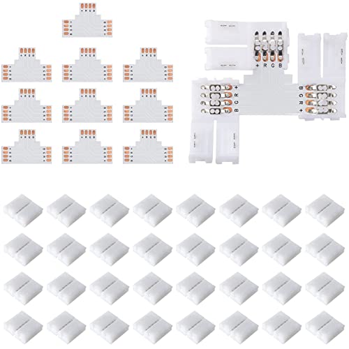 Algopix Similar Product 8 - JACKYLED T Shape 4Pin LED Connectors