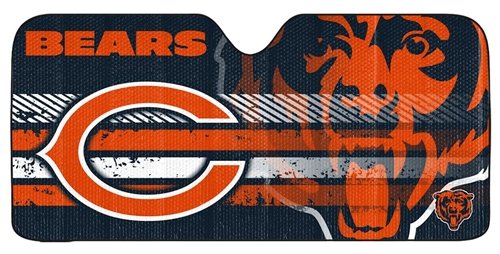 Algopix Similar Product 13 - Chicago Bears Auto Sun Shade - 59''x27''