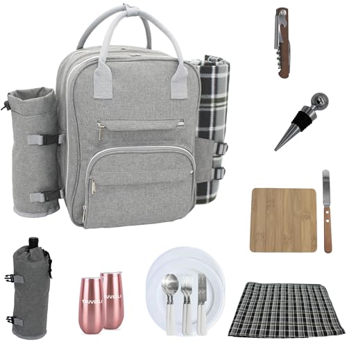 Algopix Similar Product 13 - Truvelli Picnic Backpack for 2 with