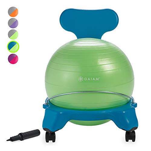 Algopix Similar Product 13 - Gaiam Kids Balance Ball Chair  Classic