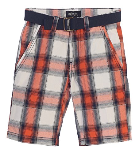 Algopix Similar Product 16 - Gioberti Boys Plaid Shorts with Front