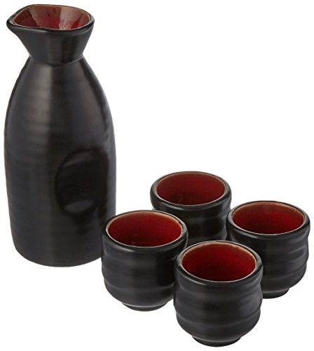 Algopix Similar Product 19 - Happy Sales 5 piece Ceramic Sake set 