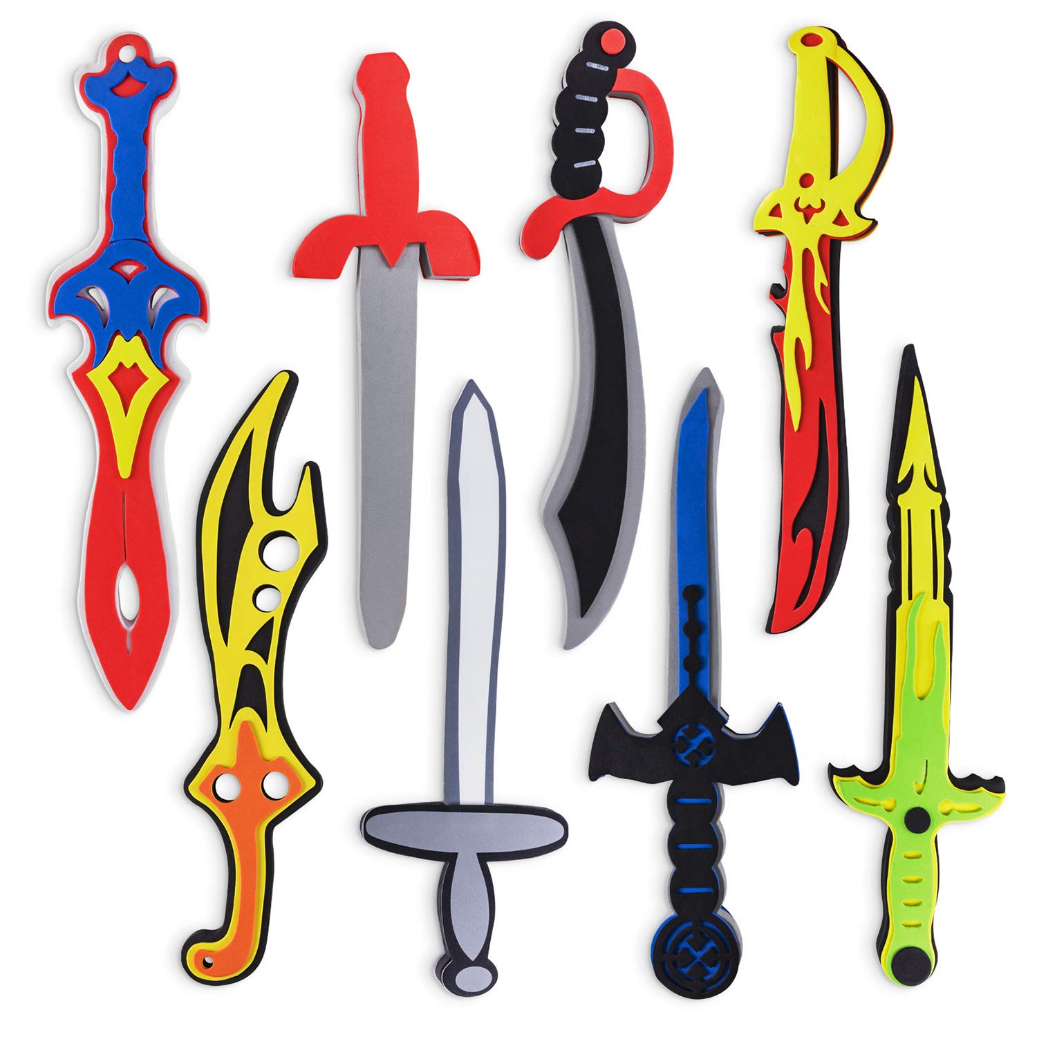 Algopix Similar Product 3 - Super Z Outlet Assorted Foam Toy Swords