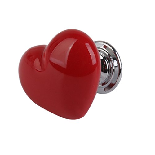 Algopix Similar Product 8 - Heart Shaped Door Drawer Bin Handle